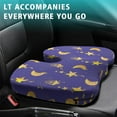 thumbnail image 4 of Premium Galaxy Pattern Memory Foam Seat Cushion Ergonomic Chair Pad for Office Chair, Car, Airplane & Bleachers Sciatica, Tailbone Hip & Back Pain Relief - Chair Cushion for Long Office Workers., 4 of 5