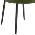 thumbnail image 6 of Irving Modern Upholstered Dining Chairs with Metal Legs, Green, Set of 2, 6 of 8