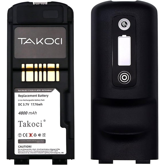 Battery for Motorola/Symbol/Zebra MC9500 & 9590 Series Mobile Computer, fits Part Number BTRY-MC95IABA0 and 82-111636-01 3.7V/4800mAh Brand: Gikysuiz