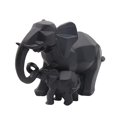 thumbnail image 3 of Madre Hijo Pareja Amor Escultura Decorativa Negro Sunnimix Figura de resina elefante, 3 of 8