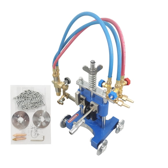 INTBUYING Manual Pipe Cutting Beveling Machine Hand Pipe Flame Cutter