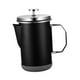 thumbnail image 3 of Cafetera de prensa francesa portátil de 1 l con resistencia al calor para café Negro, 3 of 9
