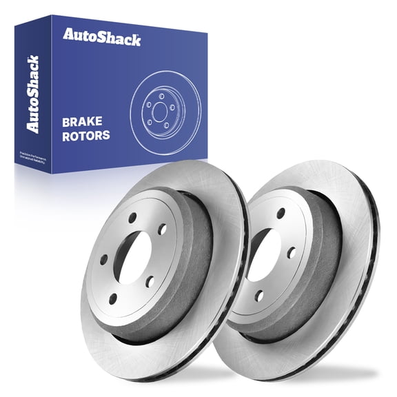 AutoShack Rear Brake Rotors for Ford & Mercury, Crown Victoria 2003-2011 Grand Marquis 2003-2011 Marauder 2003-2004, RWD V8 4.6L - 11.61" (295 mm), 5-Lug