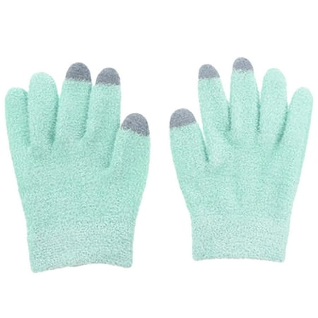 

Guibest 1 Pairs Gel Screen Gloves Mittens Kids Dry Hand Gloves Kids Touchscreen Gloves Hand Beauty Gaming Finger Cover Gloves Moisturizing Bath Daily Use Yarn Skin Gel Poop Gloves for Dogs Medium