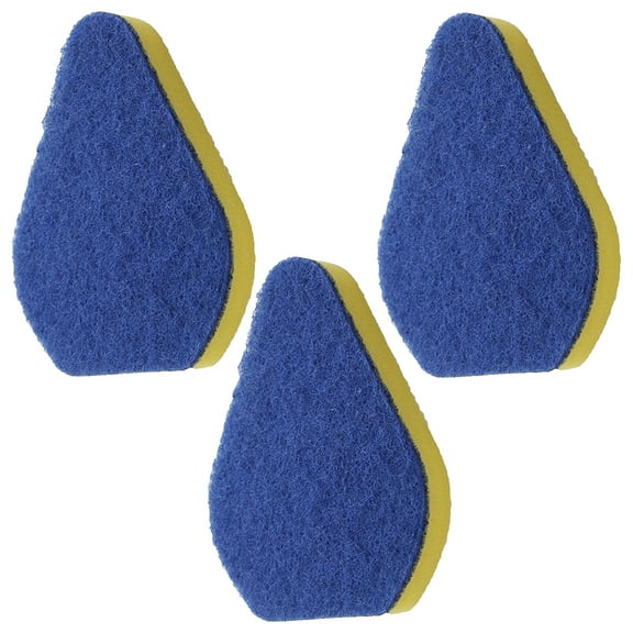 Trisales Marketing Clean Reach Replacement Cleaning Pads – Durable Scrubber Refills, 3-Pack