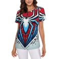 thumbnail image 1 of Spider-Man Women's Crew Neck Short Sleeve T-Shirt, 1 of 7