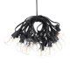 thumbnail image 1 of Cadena de lámpara Tomshine Solar Powered G40 LED String Lights 7.62m / 25ft 25 enchufes con un total de 27 bombillas Blanco cálido IP45 Resistente al agua Interior al aire libre Luz colgante de hadas Tomshine Cadena de lámpara, 1 of 7