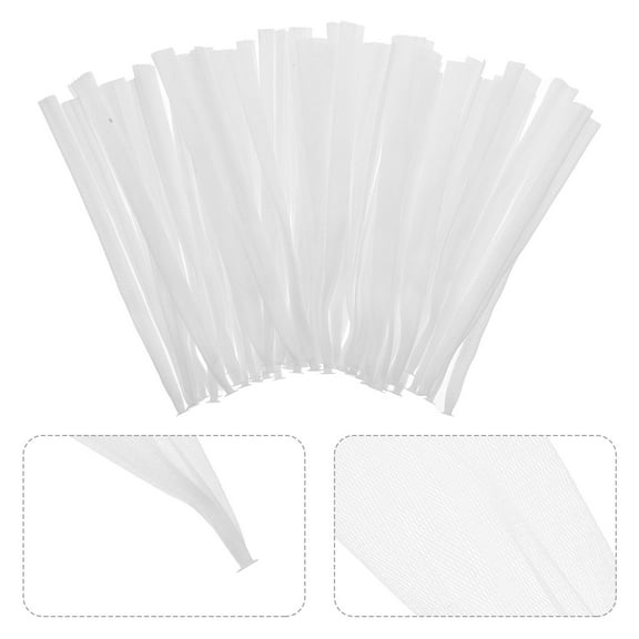 Pretyzoom 100 Pcs Reusable Mesh Produce Bags for Garlic Storage Grocery Mesh Bags for Eggs