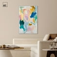 thumbnail image 3 of Brushstroke Bliss Canvas Modern Color Abstract by Art Remedy, Silver Frame, 36" x 54", 3 of 7