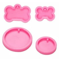 UPOUART 4Pcs Silicone Molds for Resin Dog Bones Shape Mold for Baking and Decoration Making