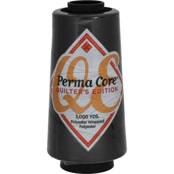 QE001 Black Perma Core Quilters Edition Thread