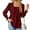 WINERED, variant on TEMOFON Womens Blouses Casual Businesss Split V Neck Floral Printed Long Sleeve Tops Fall Loose Fit Dressy Blouses XL
