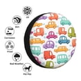 thumbnail image 4 of Susaid Doodle Cars Print Water Proof Spare Tire Cover Wheel Tire Dust-proof Cover Fit Trailer, RV, SUV and Many Vehicle-15 inch, 4 of 6