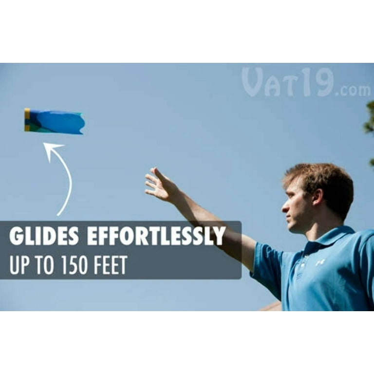 William Mark Glides 600 Feet Gyroscopes Flying Discs, Blue