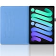 thumbnail image 6 of Case for iPad Mini 7 (A17 Pro) 8.3 Inch, Slim PU Leather Folio Cover, Blue, 6 of 7