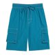 thumbnail image 4 of pstuiky Pantalones cortos para hombre, Pantalones cortos de verano para hombre, de moda, informales, lisos, con cintura elástica y bolsillos. Pantalones cortos cargo, 4 of 6