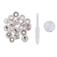 thumbnail image 2 of 6 Sets Steel Snap Buttons Press Studs With Die Punch Tool For LeatherCrafts, 2 of 8