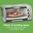 thumbnail image 5 of Hamilton Beach 6 Slice Countertop Toaster Oven with Sure-Crisp Air Fryer Function, Stainless Steel, 5 of 9