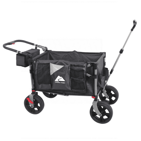 Ozark Trail All Terrain Folding Push Pull Garden Wagon, 300 lb Capacity