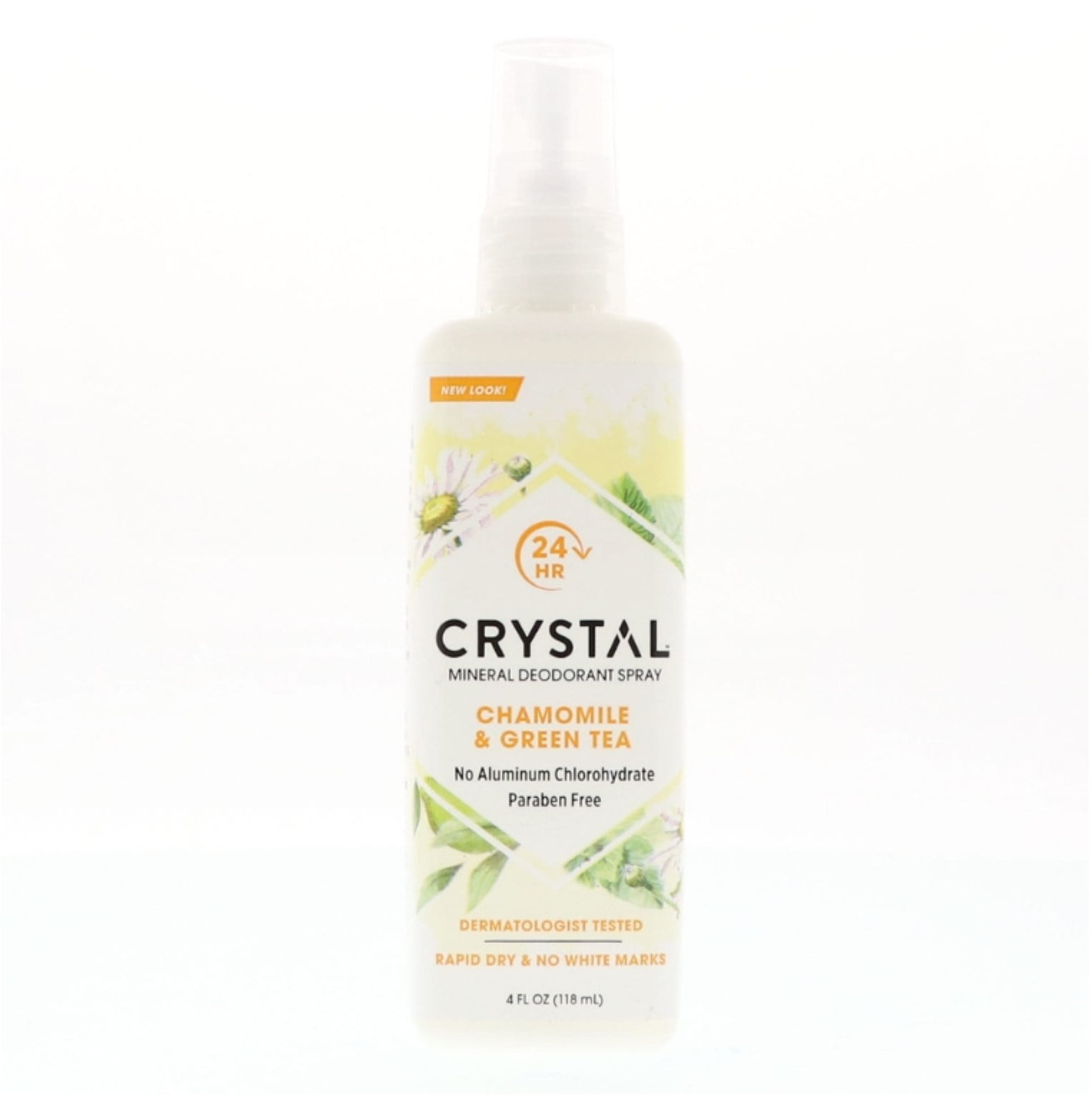 Crystal Essence Mineral Deodorant Body Spray, Chamomile & Green Tea 4