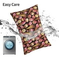 thumbnail image 6 of Pofeuu Ice Cream Cake Print Polyester Microfiber Plush Pillowcases, Super Soft and Cozy Pillow Case Covers with Envelop Closure（Pillow core not included）-16"x24", 6 of 6