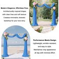 thumbnail image 2 of HonorHut Outdoor Curtain Drapes Long Arch Drapes Gauze Curtain Sheer Backdrop Drapes Wedding Party Decoration 29x236Inch 2 Pieces Misty Blue, 2 of 6