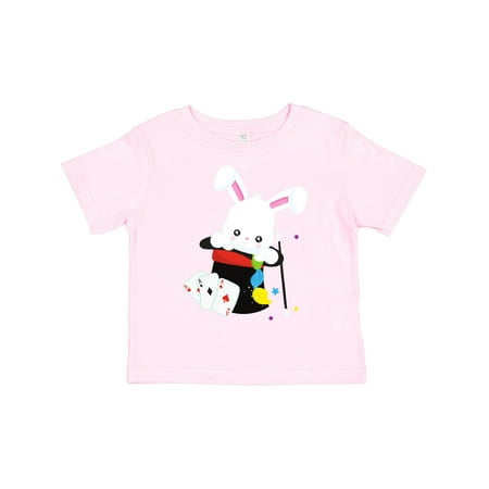 

Inktastic White Bunny Rabbit Magic Trick Magic Wand Hat Boys or Girls Toddler T-Shirt