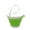 Green, variant on SAMMART  10L (2.64Gallon) Collapsible Fishing Bucket with Locking Lid - Foldable Round Tub - Portable Plastic Water Pail - Space Saving Outdoor Waterpot - Trunk Organizer For All Types Of Vehicles