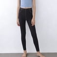 thumbnail image 2 of TIREOW Girls High Elasticity Leggings Stretch Snug Fitting Imitation Denim Leggings Pants Elastic Waist Sports Yoga Tight Pants, 2 of 8