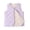 Purple, variant on Baby Boys Girls Warm Jacket Cotton Vest Sleeveless Spring Fall Unisex Infant Toddler Padded Waistcoat 8-15Y Gray