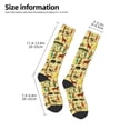 thumbnail image 2 of Fotbe Ethnic African Calcetas Divertidas Estampadas para Hombre y Mujer, Calcetas de Algodón hasta la Rodilla para Caminar, Correr, Enfermería y Embarazo, 2 of 6