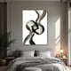 thumbnail image 1 of Cuadro Decorativo Abstracto 60x80cm Ecos Medianoche, 1 of 6