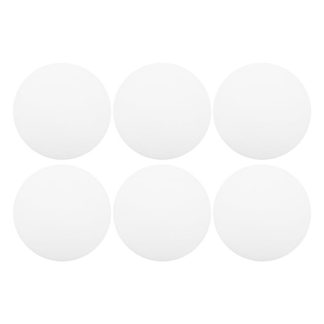 KAKOWELY spotlight shading 6pcs Anti-Dazzling Spotlight Lamp Cover Downlight Shading Plate Round Plastic Cover Recessed Light Diffusion Plates Replacement Light Diffusers (S)