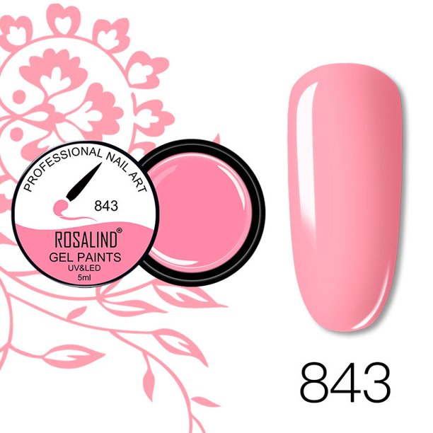 ROSALIND Semi permanente barniz pintura Gel polaco para uñas arte uñas Gel Base capa superior para UV LED Soak Off Gel esmalte de uñas Tan Jianjun unisex