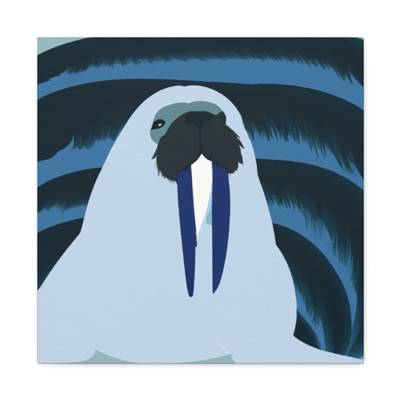 Walrus at Restful Calm - Canvas