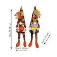 thumbnail image 4 of Thanksgiving Maple Leaf Faceless Elderly Doll Fall Harvest Festival Holding Corn Rudolph Pumpkin Do, 4 of 5