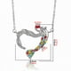 thumbnail image 3 of Ganfancp Ladies Diamond Collar Colgante Chica En Forma de Corazón de Sirena Ofertas de La Semana 1X Colgante, 3 of 7