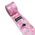 thumbnail image 4 of Set de corbatas Barry.Wang de seda con flores rosas claras, 150 x 8,5 cm, 4 of 7