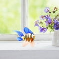 thumbnail image 3 of 1 Pce Verre Teinté Poisson Décor Thème Marin Accent de Bureau pour la Maison, 3 of 9
