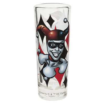 DC Comics Harley Quinn 2 Oz Shot Glasses Set of 4