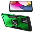 thumbnail image 6 of Nagebee Case for Motorola Moto G Stylus 2021 with Tempered Glass Screen Protector (Full Coverage), Full-Body Protective [Military-Grade] Magnetic Car Mount Ring Holder, Heavy-Duty Durable Case (Green), 6 of 7