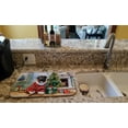 thumbnail image 5 of Carolines Treasures DAC2757DDM 0.2 x 21 x 14 in. Tibetan Mastiff Cozy Christmas Dish Drying Mat, 5 of 5