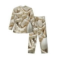 thumbnail image 2 of Bingfone Men'S Pajama Set 2 Piece Loungewear Pjs, Long Sleeve With Pajama Pants-Starfish And Sea Shells, 2 of 9