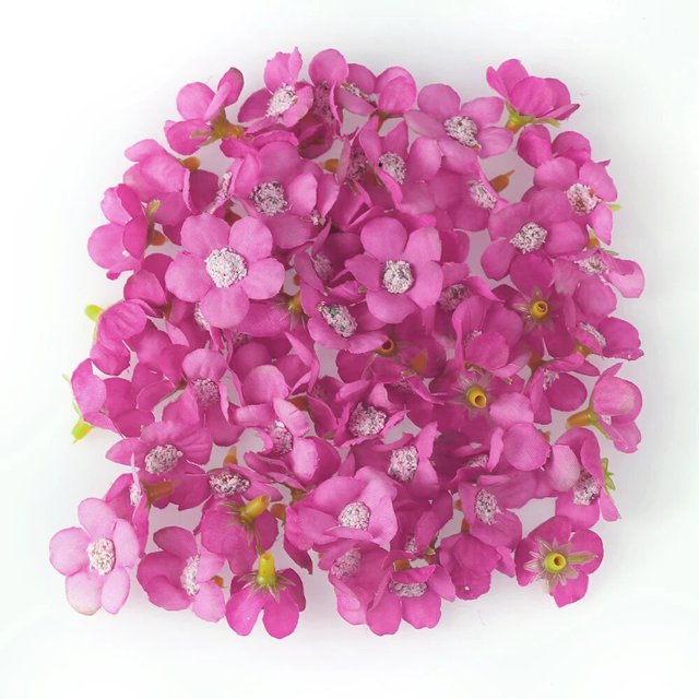 Mini flores artificiales de seda para decoración del hogar, guirnaldas de margaritas Multicolor de 50/100 piezas, Para Boda y álbum de recortes