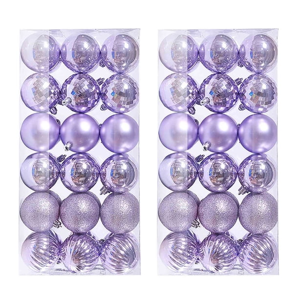 Xihbxyly 72 Bolas de Navidad para Árbol de Navidad, Adornos Colgantes para Fiestas En Casa, Decoración de 4 Cm