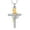 Gold, variant on Backside Personalize Stainless SteelCross Urn Pendant Rose Flower Necklace for Cremation Ashes Urn Necklace Lockets for Ashes