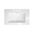 thumbnail image 2 of American Imaginations 23.75-in. W 3H8-in. Ceramic Top Set In White Color - Drain Incl. AI-32510, 2 of 9