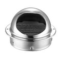 thumbnail image 1 of Grille Ronde de Sortie d'Air Extérieure en Acier Inoxydable, Couvercle d'Évent de Chauffage et de Refroidissement, 1 of 8