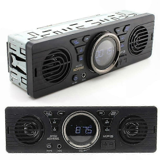 Bluetooth Car Stereo with Hands-Free Speaker, USB, AUX Input, FM Radio, MP3 Player, Secure Digital Card Support for o Playback