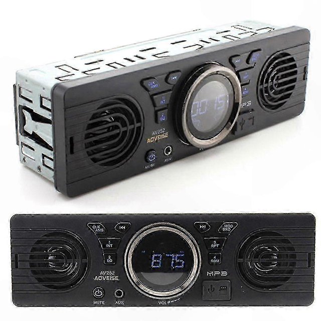 Bluetooth Car Stereo with Hands-Free Speaker, USB, AUX Input, FM Radio, MP3 Player, Secure Digital Card Support for o Playback